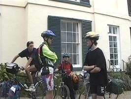 Our very last photo at Instow youth hostel, as the hostel closes at the end of this season
